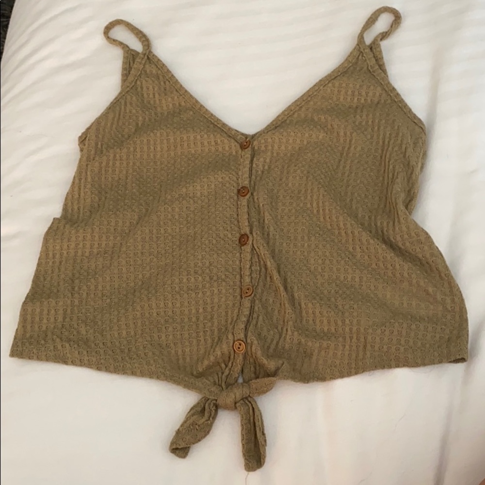 Sage green Tank top from Urban Outfitters